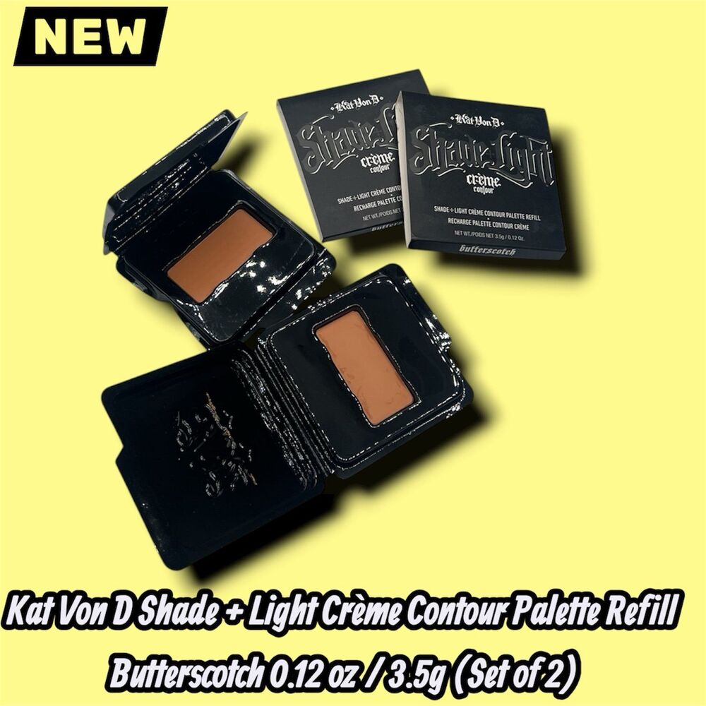 New Kat Von D Shade + Light Crème Contour Palette Refill Butterscotch 0.12 oz /